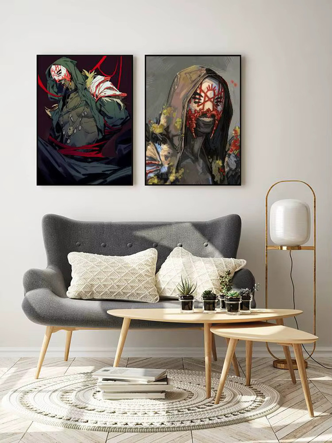 Sleep Band T-Tokens Poster Bilibili Vintage Wandkunst Abstract HD-Druck Multicolour - Bild 7
