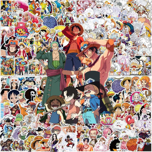 Bandai One Piece Anime Aufkleber, Bunt / Mehrfarbig, Nachfüllpack - Bild 1