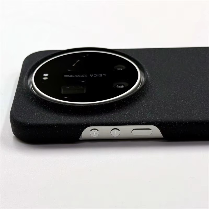 Xiaomi Handyhülle Matte Rock Sand Hard Case für Xiaomi 15 Ultra Mi 14 13 12S Ultra in Schwarz - Bild 3