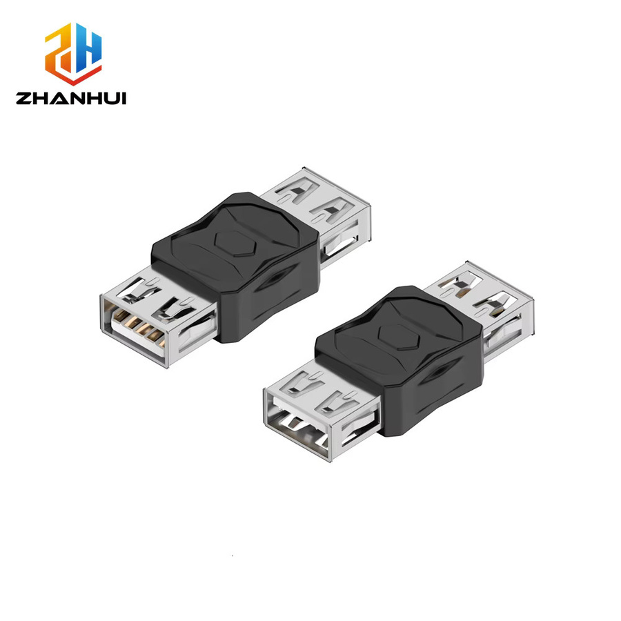 USB-zu-Micro-Mini-Typ-C-Adapter-Set für Lade- und Datensynchronisierung, USB-A auf USB-C und Micro-USB, Schwarz - Bild 3