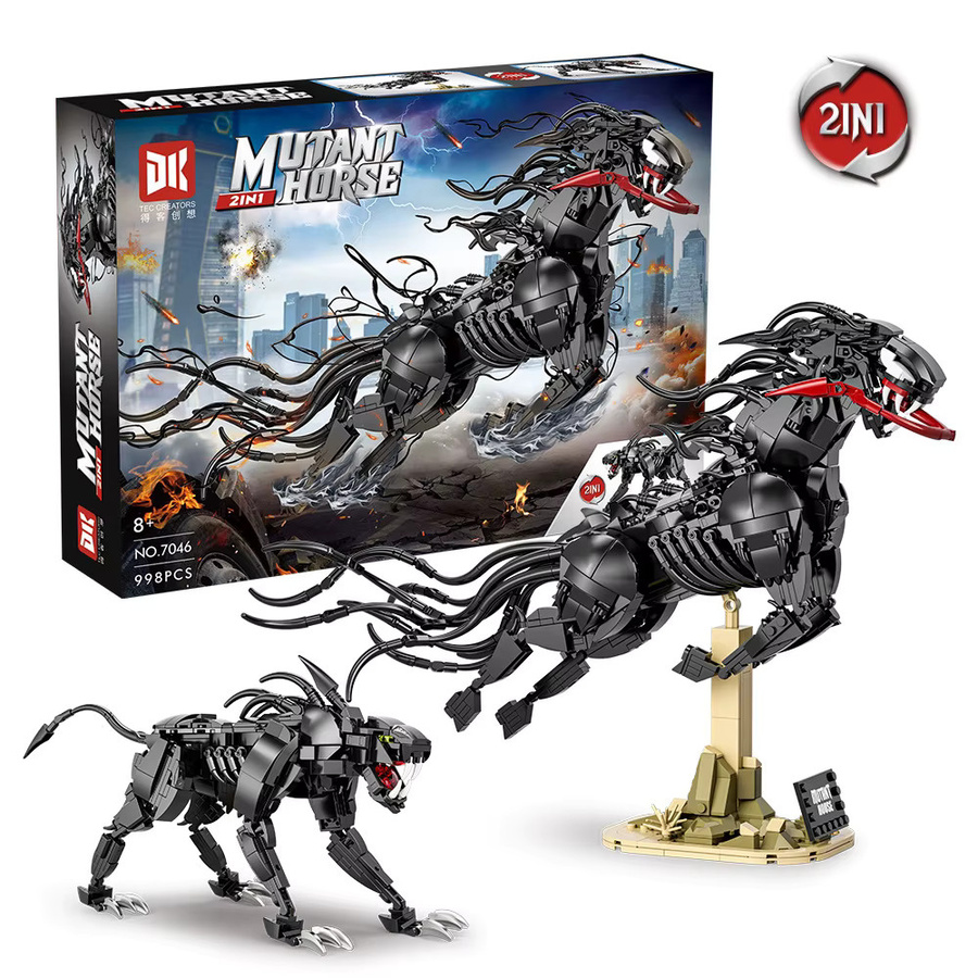 HEROCROSS Mutant Pferd Anime Venom, Bausteine Modell, ab 8 Jahren - Bild 3