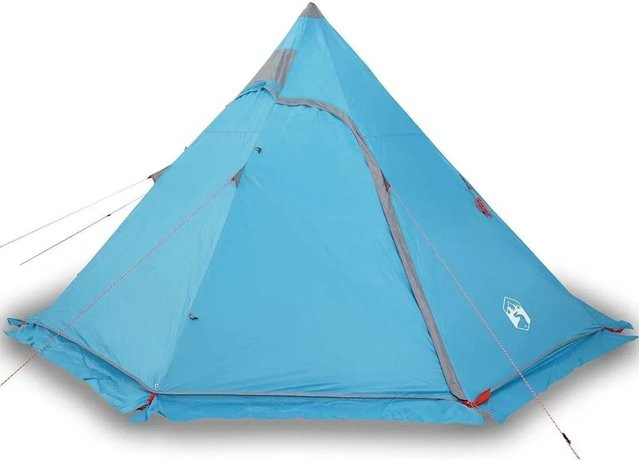 Furnicato Campingzelt Tipi in Blau, H x B x T: 205 x 366 x 366 cm - Bild 1
