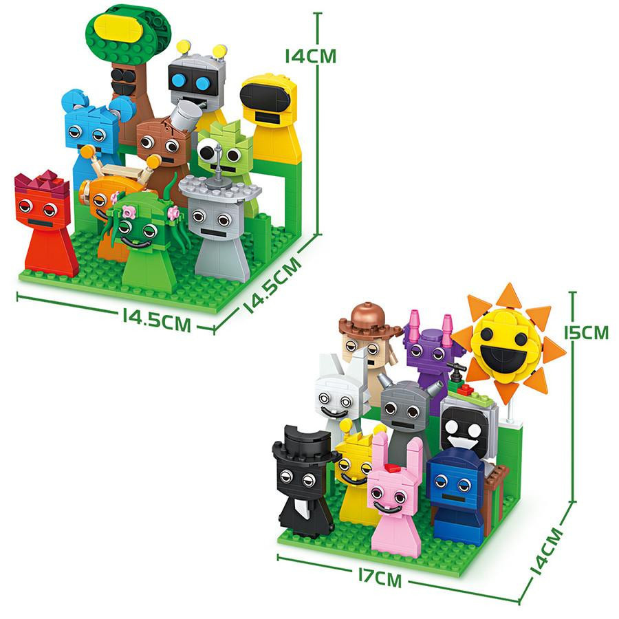 MagicMonkey Incredibox Sprunki Figuren Bausteine Set Horror Musik Bunt - Bild 2