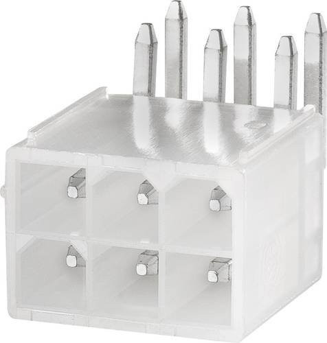 TE Connectivity VAL-U-LOK Stiftleiste Standard, Rastermaß: 4.20 mm, Polzahl: 1-1586041-8, transparent - Bild 1