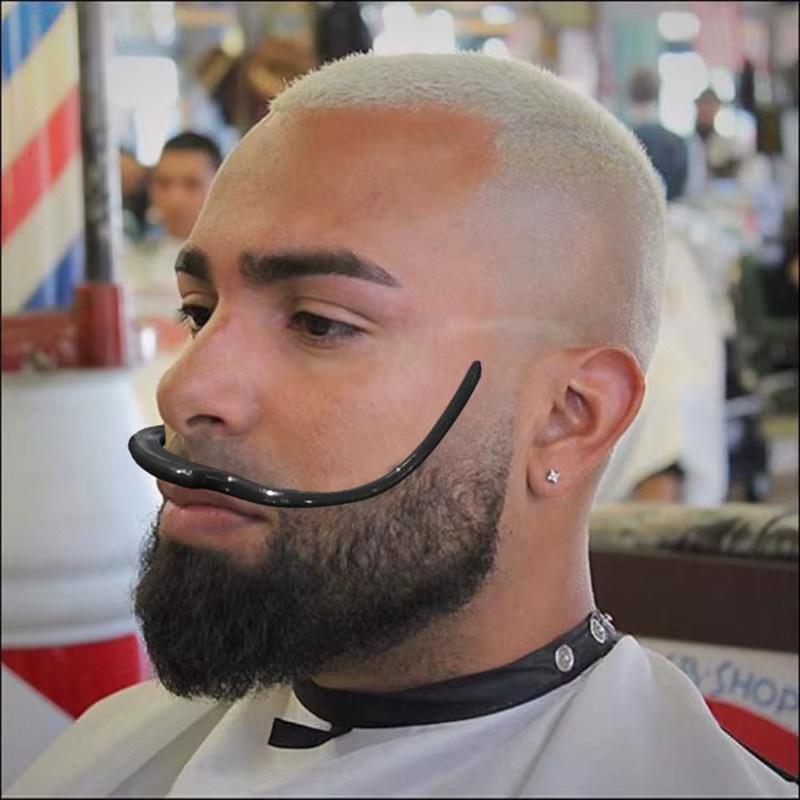 Bart Modellierung Lineal Styling Vorlage, Unisex - Bild 1