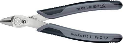 Knipex Electronic Super Knips XL ESD Seitenschneider aus Edelstahl in Grau, Länge: 140 mm - Bild 1