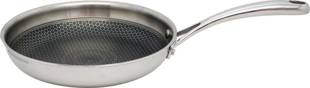Elo Bratpfanne RELIEF aus Edelstahl und Aluminium, Silber, Durchmesser: 28 cm - Bild 1