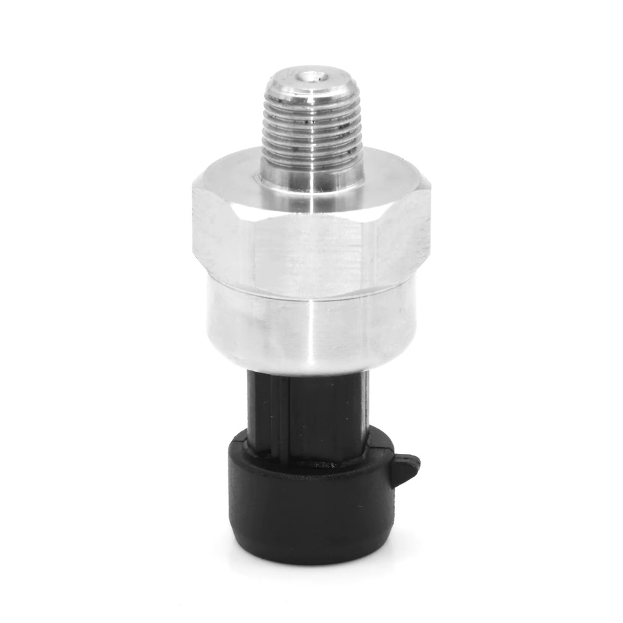 MAIMEIMI Druckwandler Sensor für Kraftstoffanzeige und Öldruckmesser, 1/8NPT, DC 5V, Farbe: Silber - Bild 2
