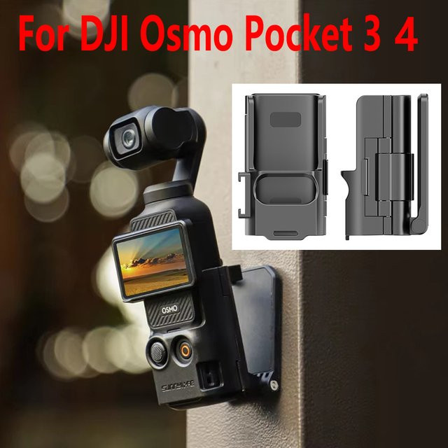 DJI Magnetische Halterung für Osmo Pocket 4 in Schwarz, winkelverstellbare multifunktionale Desktop-Basis Kamera-Zubehör - Bild 1
