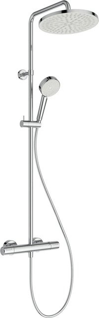 Ideal Standard Alero Duschsystem mit Regendusche, Handbrause und Thermostat in Chrom - Bild 1