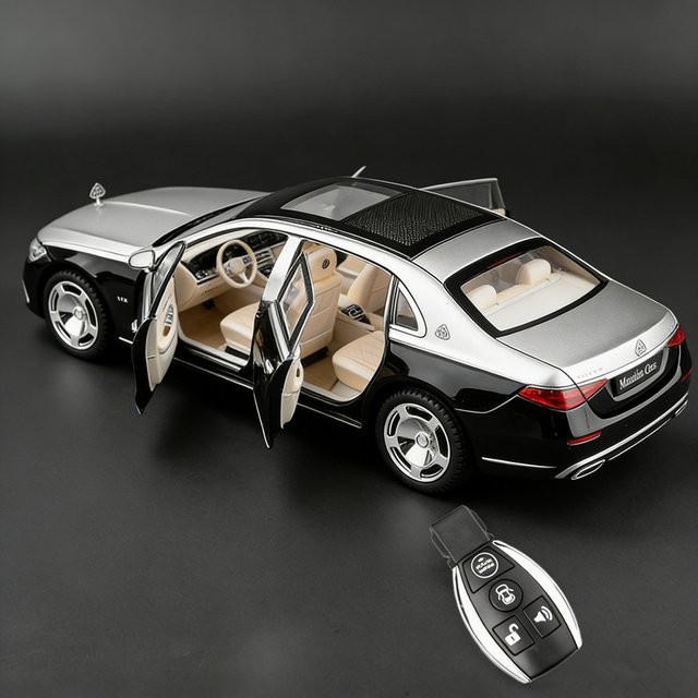 MAKEDA Maybach S680 Modellauto, Metall, Maßstab 1:22, mit Licht und Sound - Bild 1