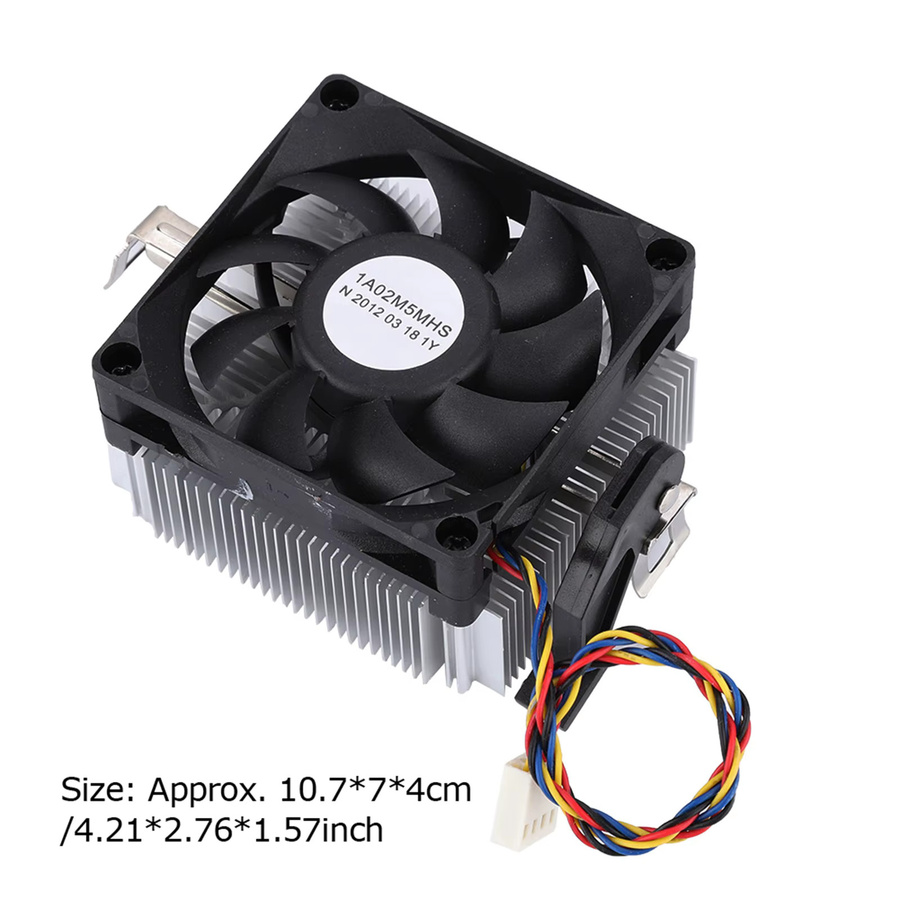 Qiilu CPU-Kühler mit hydraulischem Lager und 2200 U/min für AMD CPUs, leiser CPU-Lüfter 7015 - Bild 3