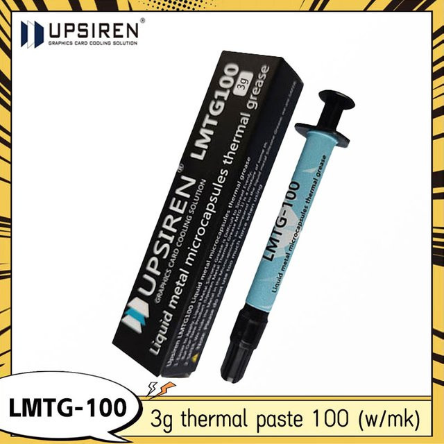 UPSIREN LMTG-100 CPU/GPU Wärmeleitpaste Silikonfett mit 100W Wärmeleitfähigkeit zur Kühlung von Prozessoren und Grafikkarten - Bild 1