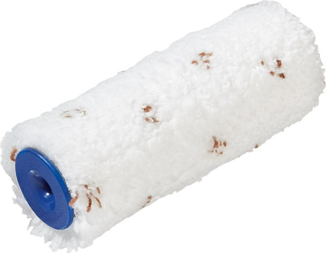 LUX-TOOLS Lasurwalze aus Polyamid für wasserbasierte Lacke, Farbe: Braun-Weiß, Breite: 12 cm - Bild 1