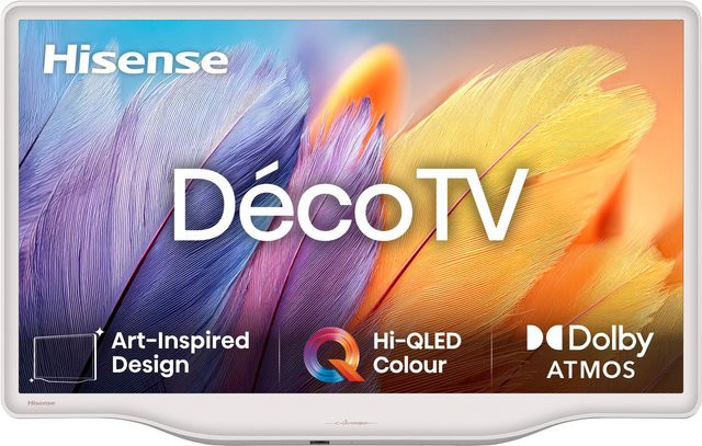 Hisense Deco TV 32S5Q Smart-TV in Weiß mit 32 Zoll QLED Full HD Display, VIDAA OS und Dolby Atmos - Bild 1
