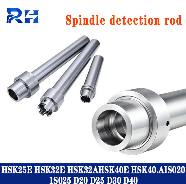 RH Spindelinspektionsstab für BT30 BT40 und HSK63A in Silber zur Genauigkeitsprüfung und Kalibrierung - Bild 1