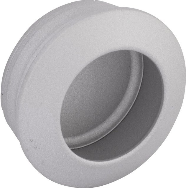 Alles im Griff Griffmuschel Zaran aus Zinkdruckguss in Alufarbig Matt, Durchmesser: 36 mm - Bild 1