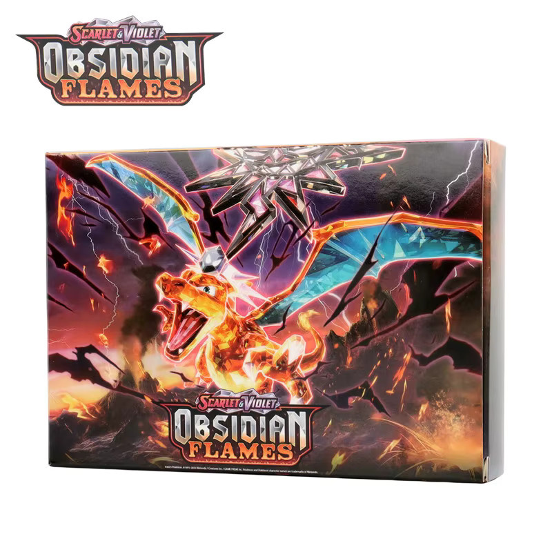Pokémon Obsidian Flames Charizard, Pokémon-Karten, Englische Version, 60/100 Stück Set - Bild 4