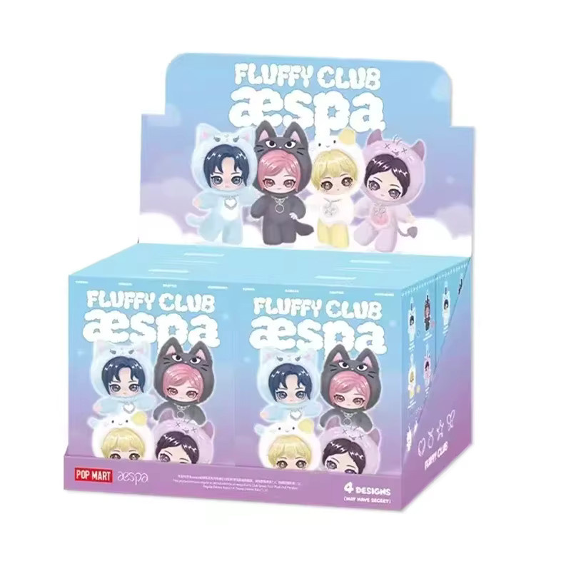 Pop Mart Aespa Fluffy Club, Plüschtier-Anhänger, Blindbox - Bild 2