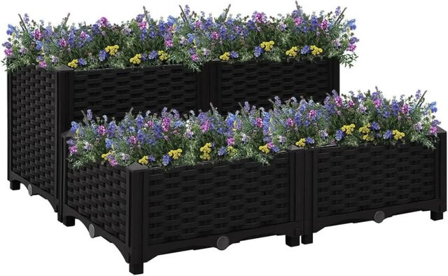 Hochbeet furnicato aus Polypropylen B/T/H: 80 x 80 x 38 cm - Bild 1