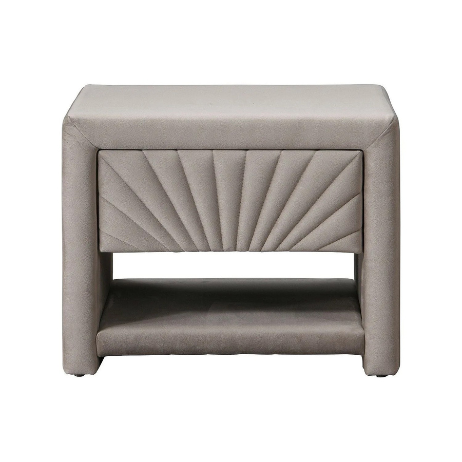 Nachttisch Ulami von Vente-unique in Beige mit einer Breite von 50 cm - Bild 2