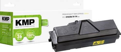 KMP Tonerkassette kompatibel mit Kyocera TK-170 in Schwarz für Laserdrucker mit einer Kapazität von 7200 Seiten - Bild 1