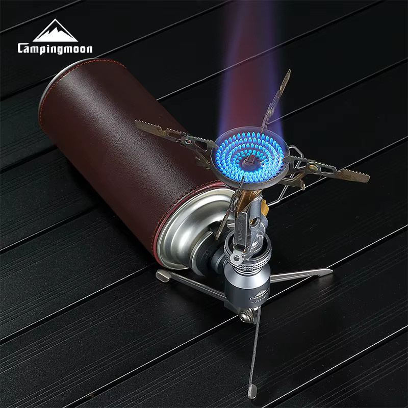 Campingmoon Outdoor Split-Typ Camping-Gaskocher XD-2F XT-2F in Silber mit 3300W Leistung - Bild 2