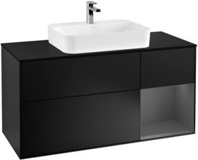 V&B Waschtischunterschrank Finion in Blau, Breite: 120 cm, Tiefe: 50,1 cm, Höhe: 50,1 cm - Bild 1