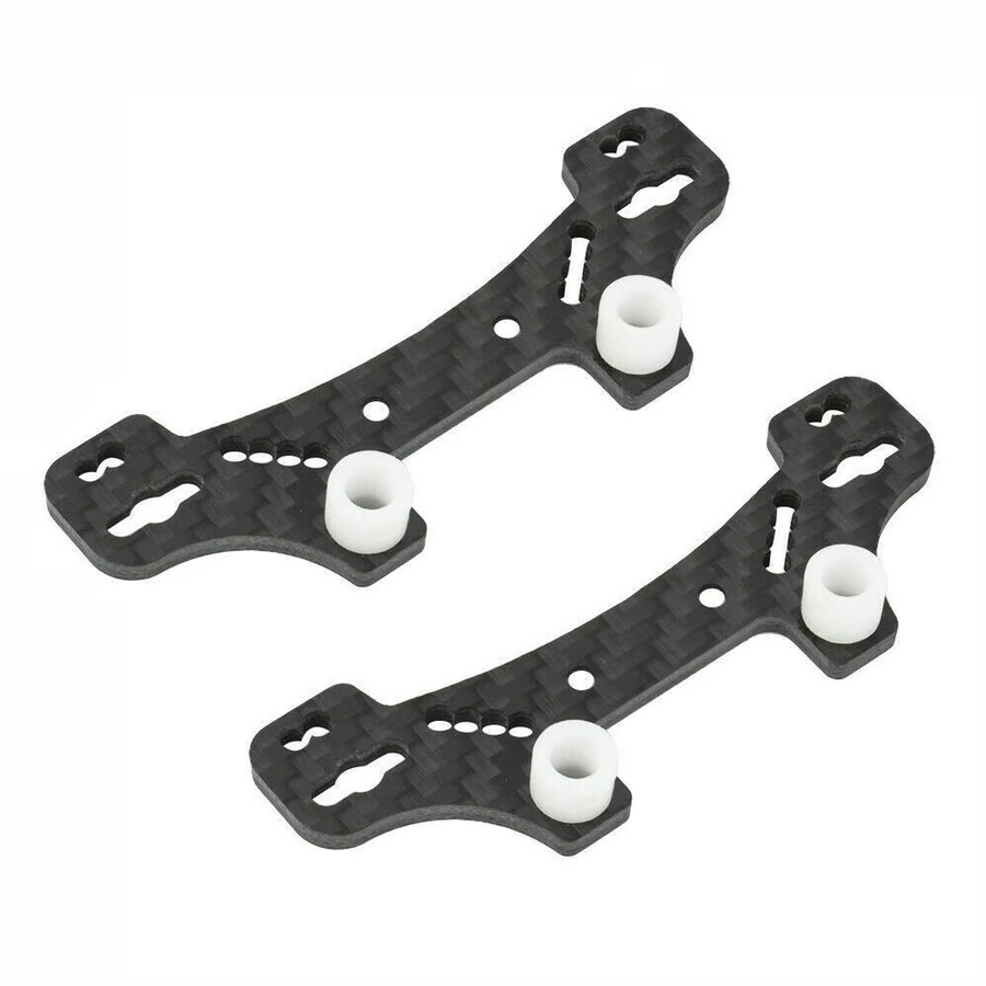 Tamiya Carbonfaser Stoßdämpferhalterungen vorne und hinten, 2-teiliges Set - Bild 2