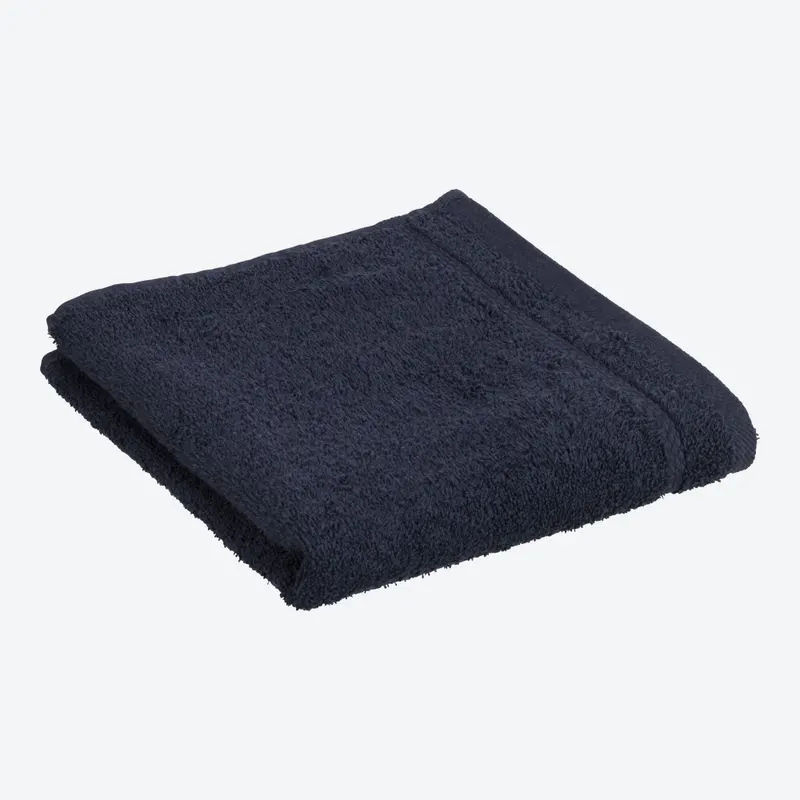 NKD Frottee-Handtuch CLASSIC aus 100% Baumwolle, Navy Blau, B/H: 50 x 100 cm - Bild 2