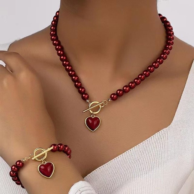 Lucky Star Jewelry Schmuck-Set, Perle, Zirkonia, Gold, Damen - Bild 1
