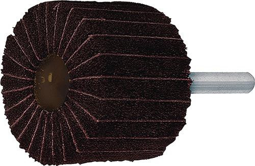Tecwerk Fächerschleifer Kombi Vlies Korund in Braun mit 6 mm Schaft-Durchmesser - Bild 1
