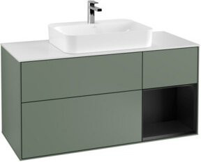 V&B Waschtischunterschrank Finion in Lackoptik, Breite: 120 cm, Tiefe: 50,1 cm, Höhe: 50,1 cm - Bild 1