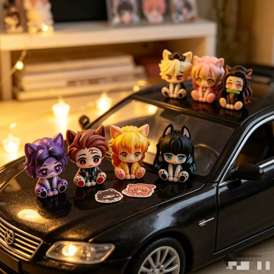 Bandai Demon Slayer Chibi-Figur, Auto-Ornament, Einzelfigur - Bild 5