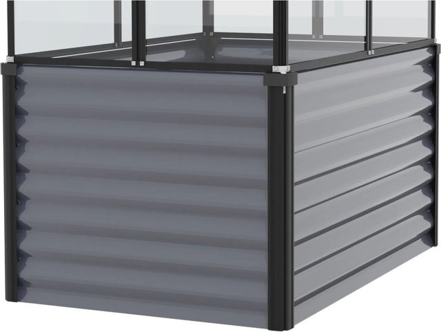 Vitavia Unterbau Gaia Jumbo Anzuchthilfe in Schwarz mit RGB-Beleuchtung B: 83 cm, T: 122 cm, H: 65 cm - Bild 1