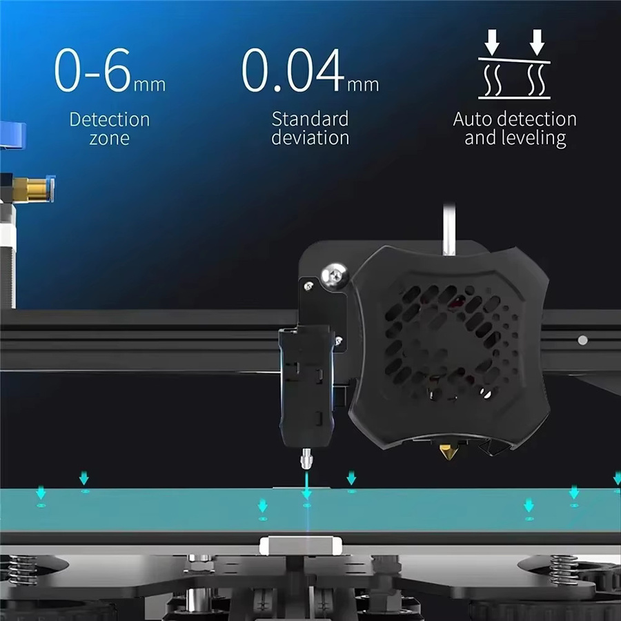 Creality CR Touch Auto-Leveling-Kit 32-Bit-Sensor Upgrade für Ender 3, Ender 3 V2, 3 Pro, 3 Max, 5 Pro und CR-1 in Schwarz - Bild 3