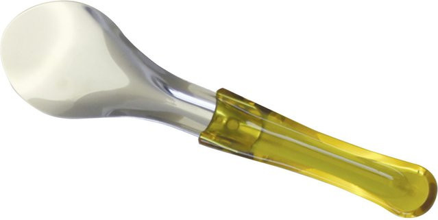 Schneider Eisspachtel mit Griff aus Kunststoff in Gelb Transparent, Länge: 26 cm - Bild 1