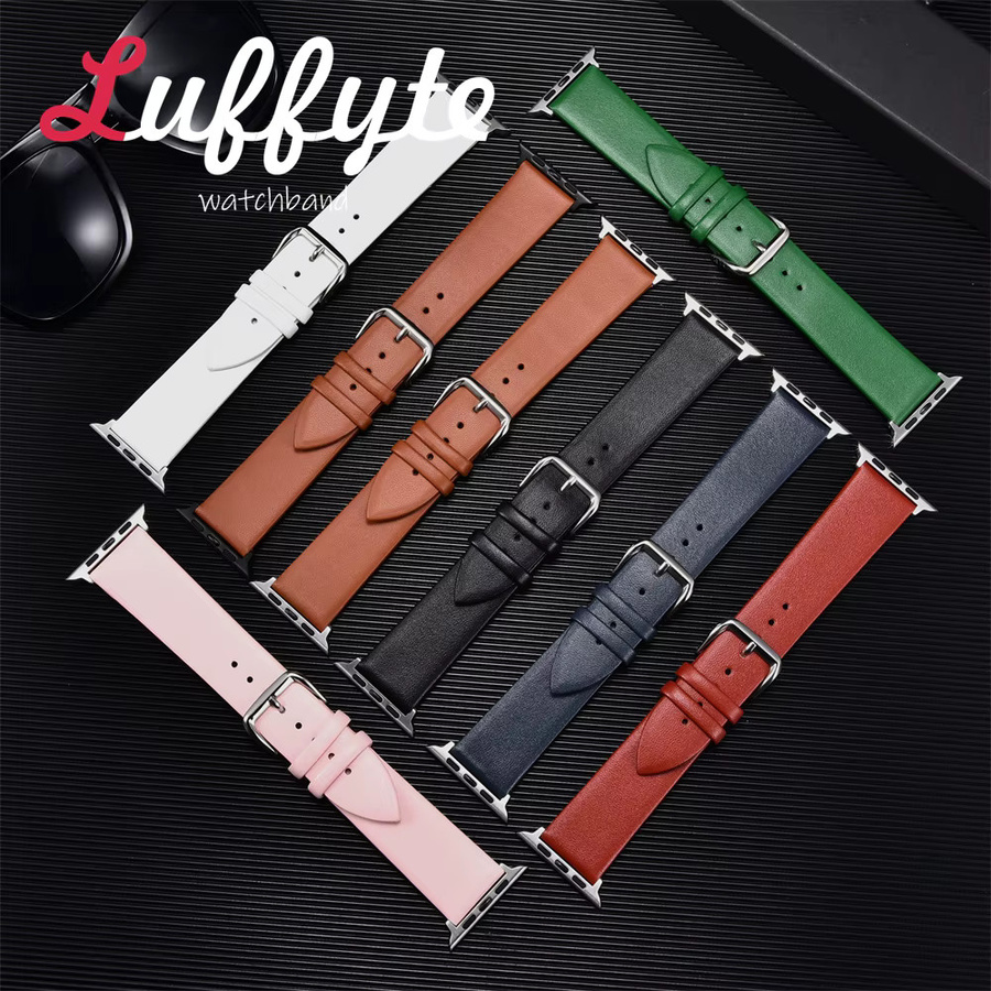 luffyte Uhrenarmband PU-Leder, Schwarz, Unisex - Bild 1