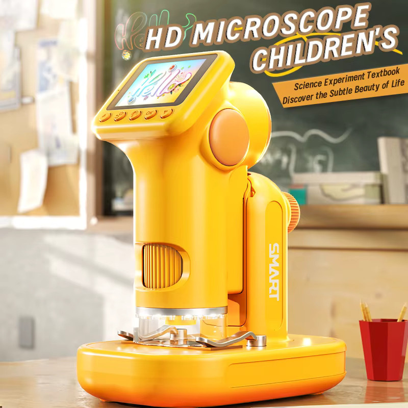 JJRC Handmikroskop, Mini Tragbares Elektronisches Mikroskop, mit 2-Zoll-Bildschirm, unterstützt Kamerafotos - Bild 2