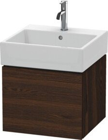 Duravit L-Cube Waschtischunterschrank wandhängend, Braun, B: 48,4 cm, H: 39,4 cm, T: 45,9 cm - Bild 1
