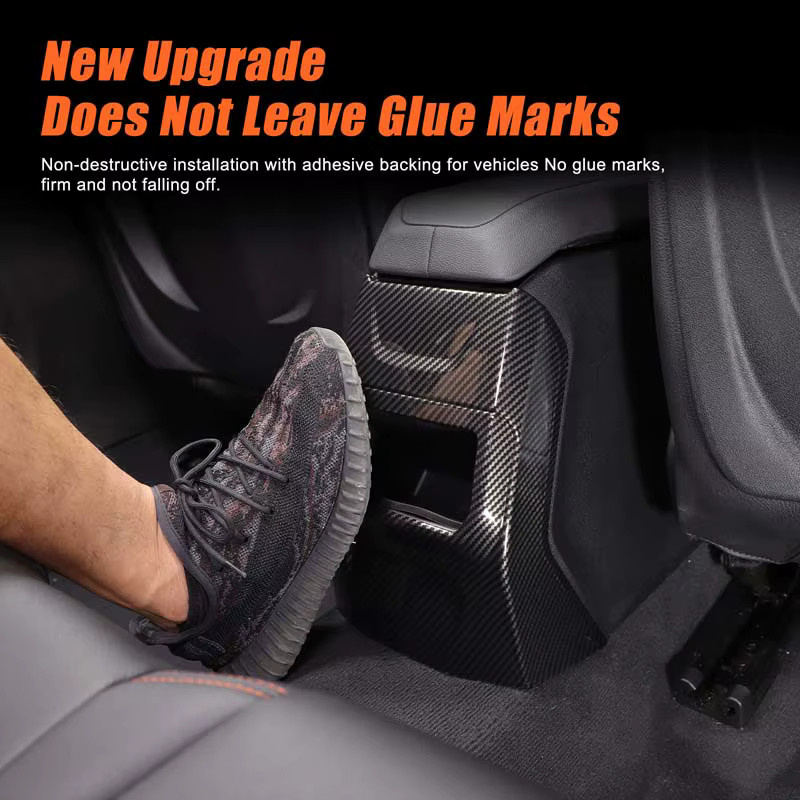 Cheya Dekorative Fensterheberrahmen Abdeckung in Carbon-Optik für BMW 1er und 2er Serie F40 F44 (2020-25), Schwarz, LHD - Bild 3