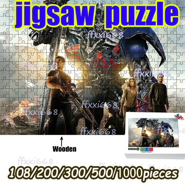 Funko Transformers Optimus Prime Holz-Puzzle, 108 Teile - Bild 1