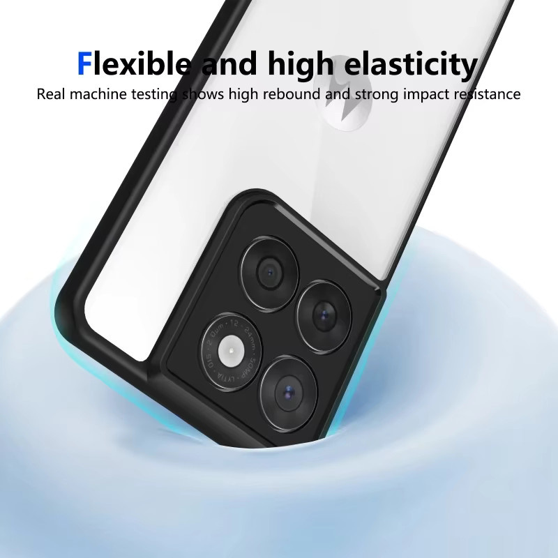 EUCAGR stoßfeste transparente Handyhülle für Motorola Moto Edge 70X70 Air, Moto G06, G56 und G86 mit Anti-Drop Matte Hard PC Back Cover - Bild 6