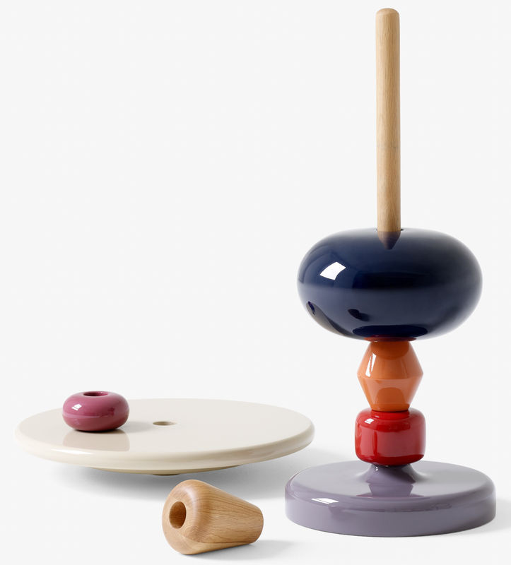 &Tradition Shuffle Mh1 Beistelltisch in Multicolour aus MDF und Massivholz - Bild 3