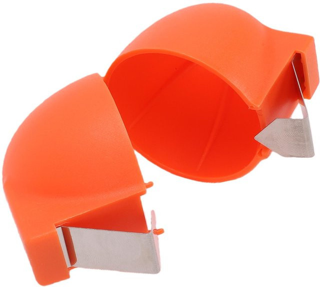 TOMTOP JMS Eierschalenöffner für hartgekochte oder rohe Eier in Orange und Rot mit ergonomischem Griff - Bild 1