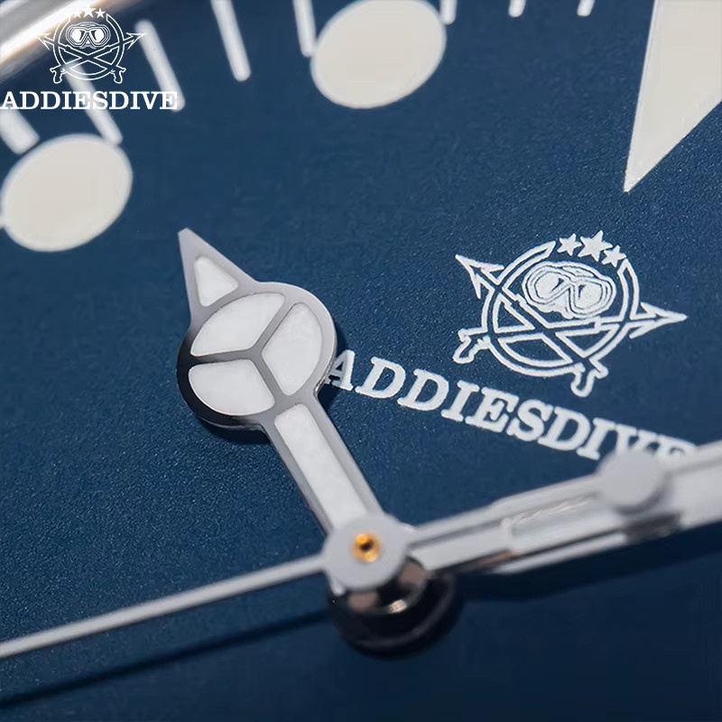 ADDIESDIVE Taucheruhr, Quarz, Edelstahl, Blau, Keramiklünette, Herren - Bild 4