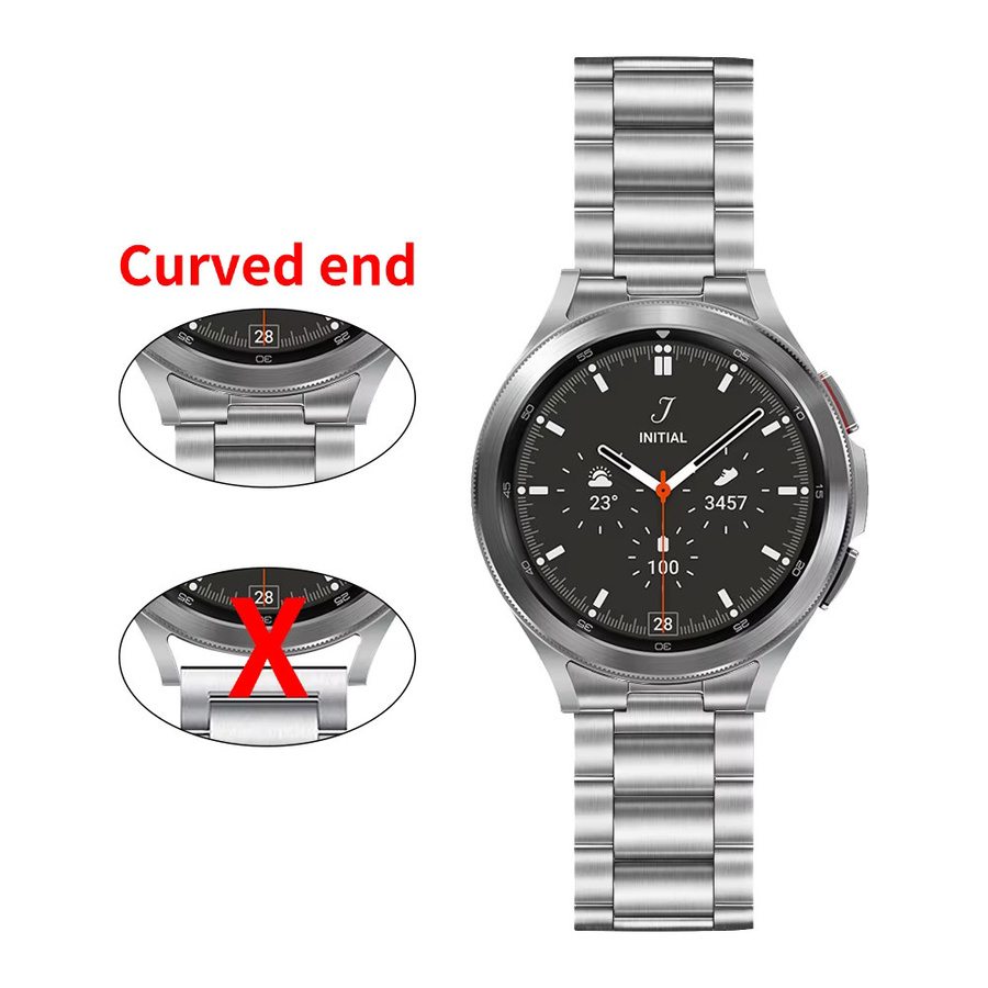 Uhrenarmband Edelstahl, Silber, Unisex - Bild 2
