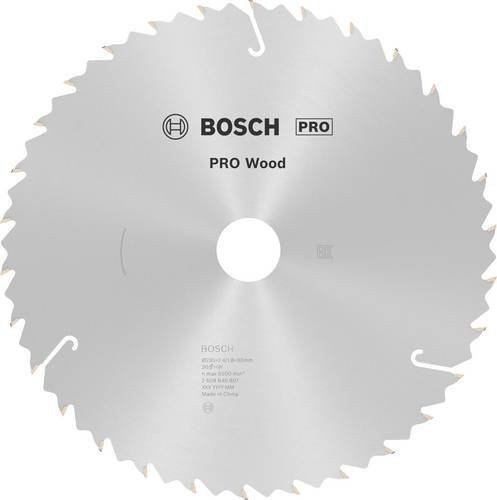 Bosch Kreissägeblatt Speedline Wood Hartmetall, Farbe: Silber, Durchmesser: 235 mm, Bohrung: 30 mm, 30 Zähne - Bild 2