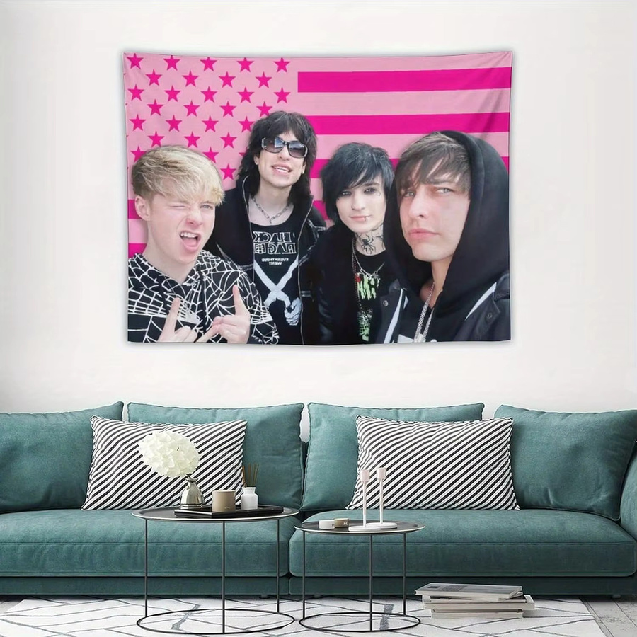 Jack & Johnny Wandteppich Pink mit Colby-Motiv, B: 91,44 cm, H: 152,4 cm - Bild 4