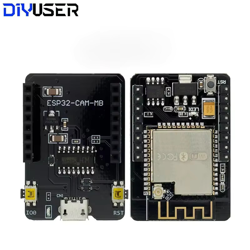 ESP32-CAM-MB WLAN-Modul Seriell-zu-WLAN ESP32 CAM Entwicklungsboard mit Bluetooth in Schwarz - Bild 3